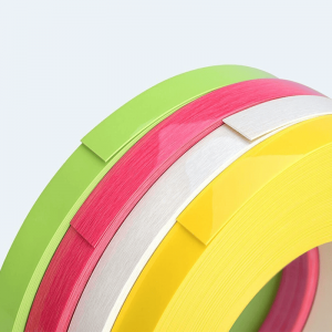 PVC wood grain furniture edge banding color